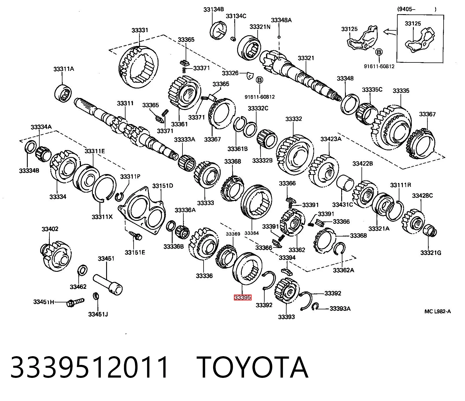 3339512011 Toyota