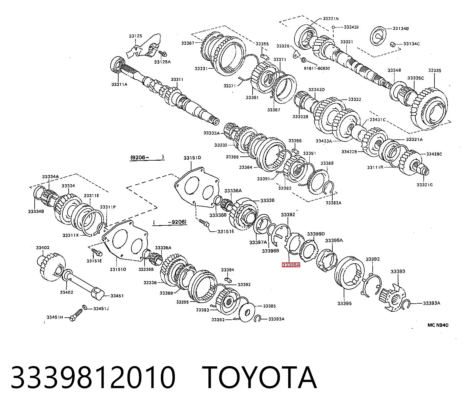 3339812010 Toyota