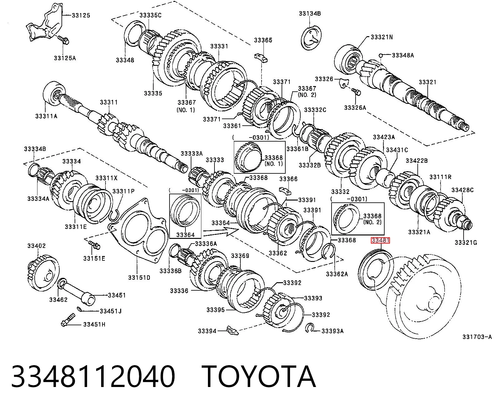 3348112040 Toyota