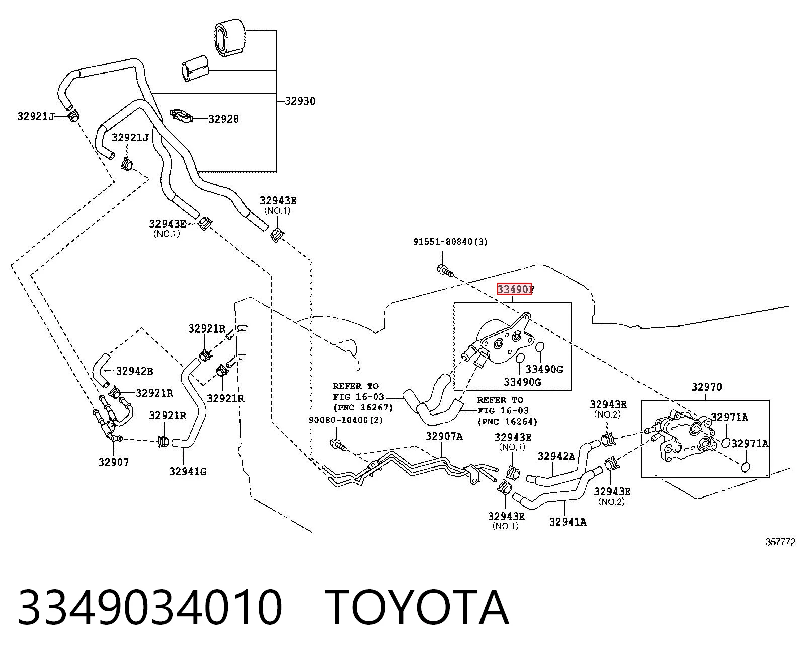 3349034010 Toyota 