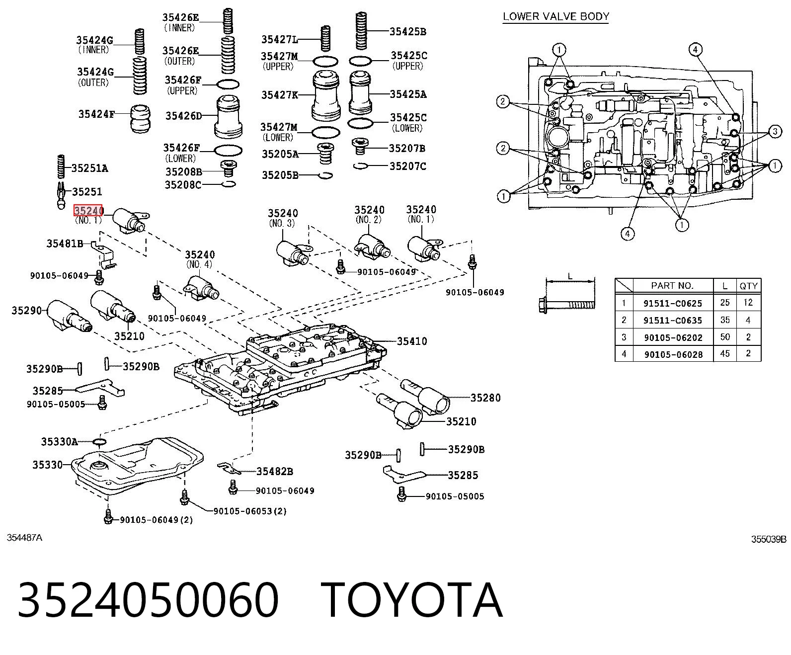 3524050060 Toyota 