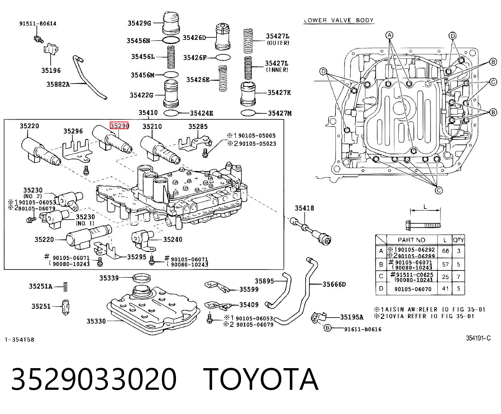 3529033020 Toyota