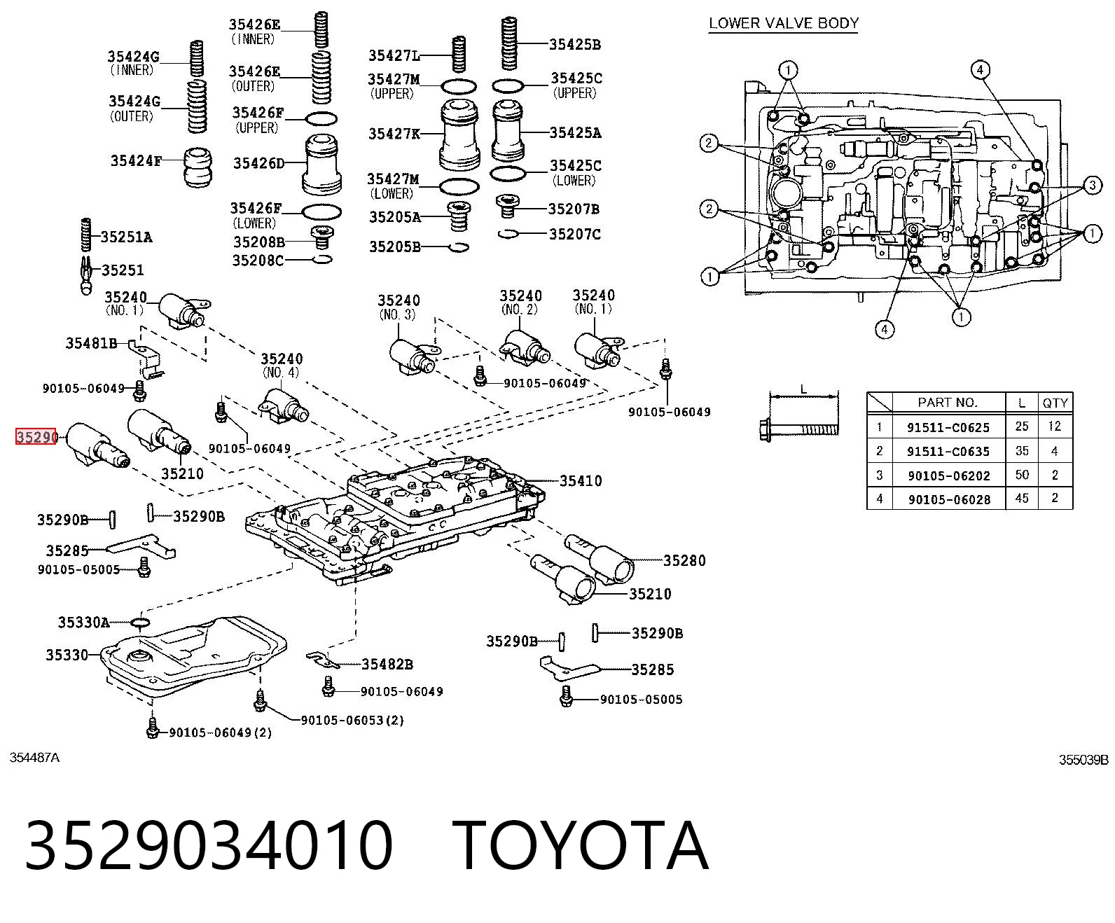 3529034010 Toyota Масло в коробку автомат