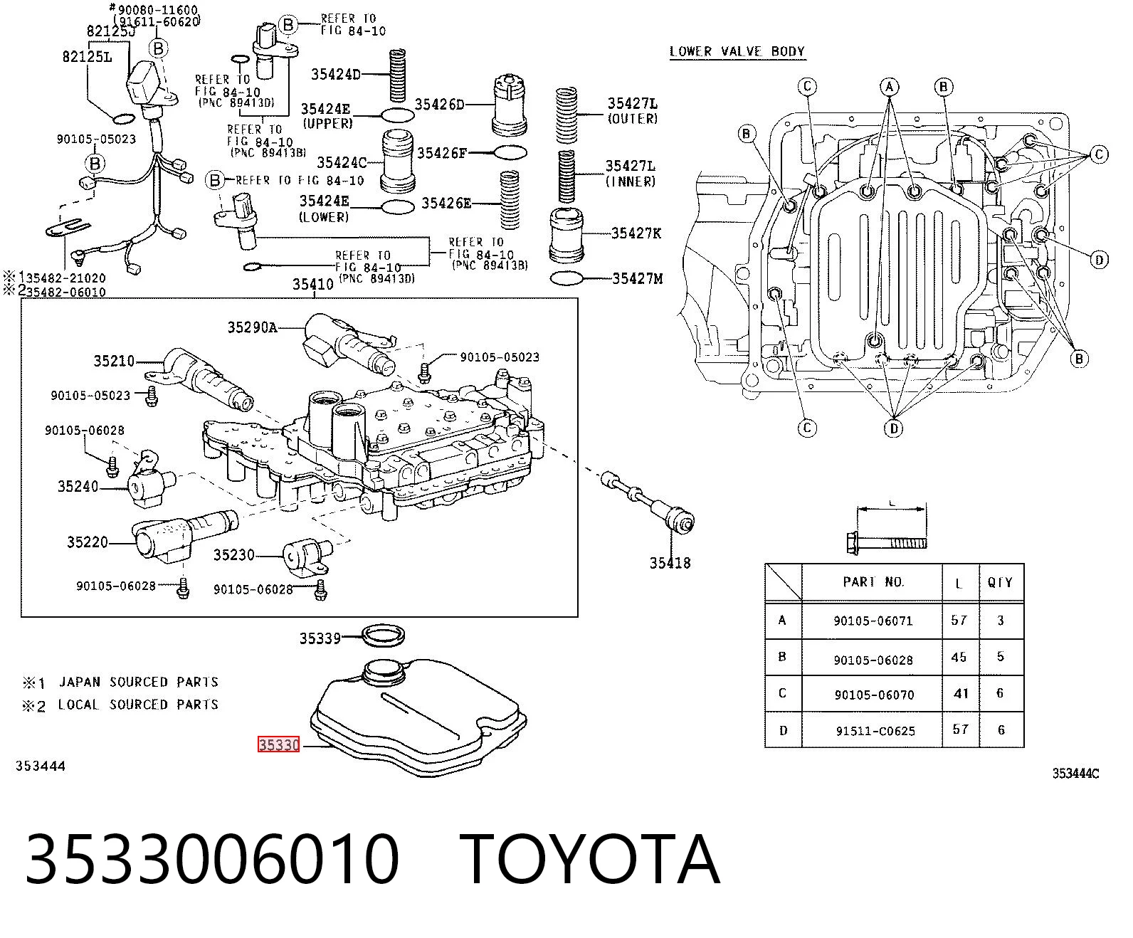 3533006010 Toyota Масло в коробку автомат
