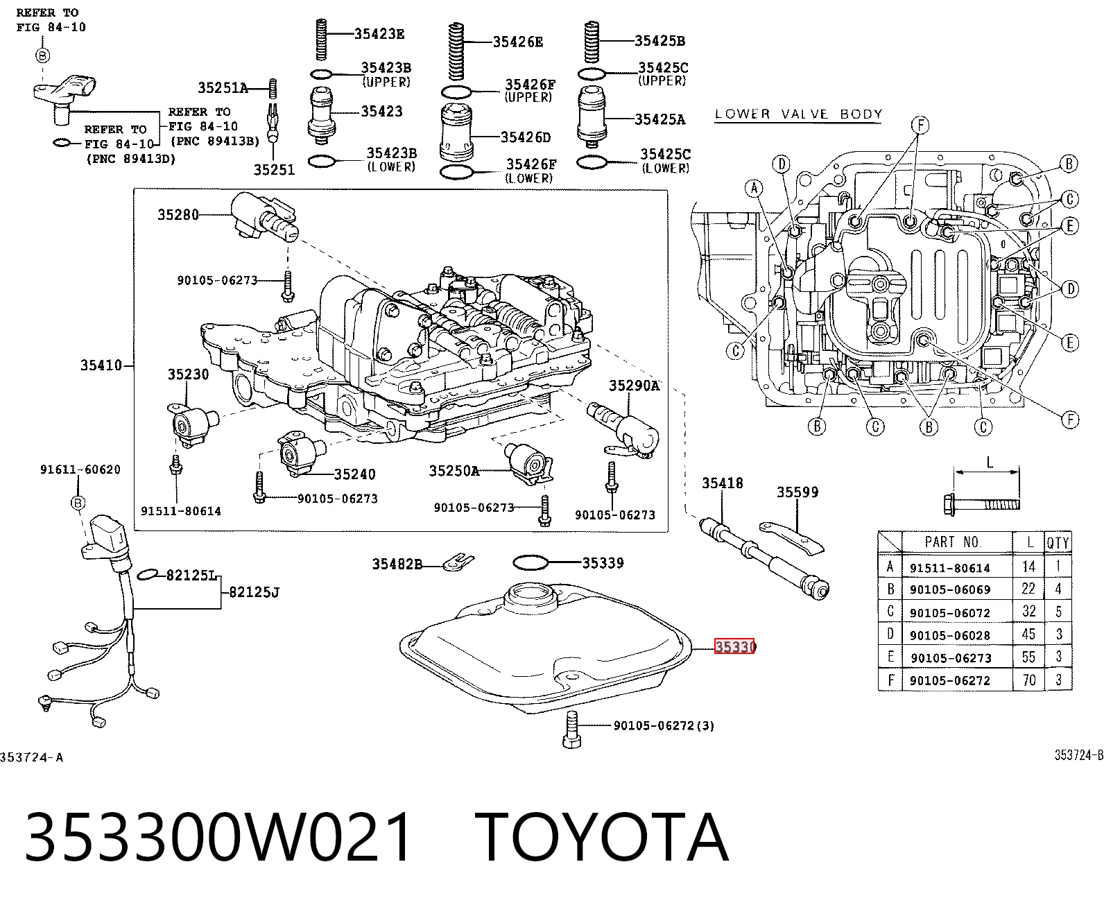 353300W021 Toyota Масло в коробку автомат