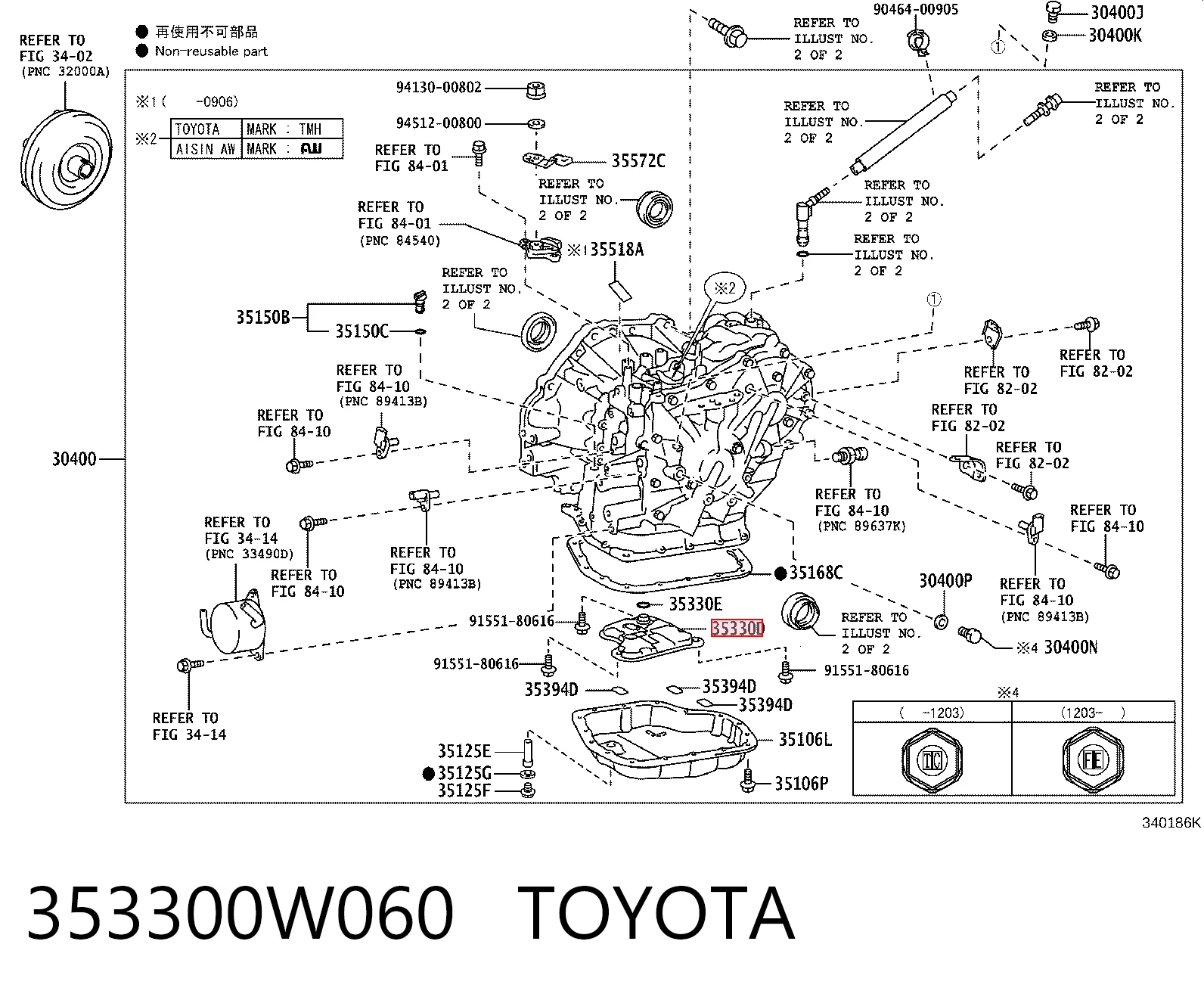 353300W060 Toyota Масло в коробку автомат
