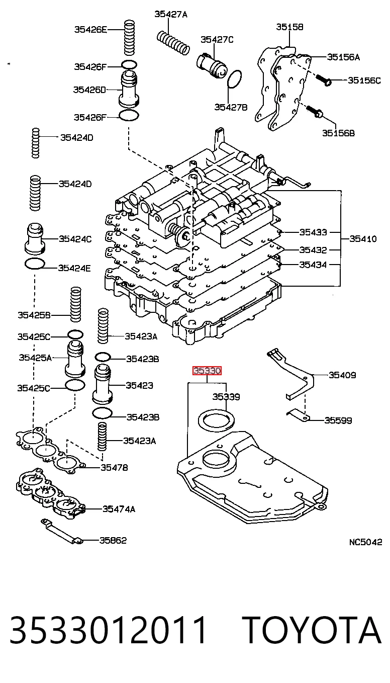  Фільтр АКПП Toyota Carina 