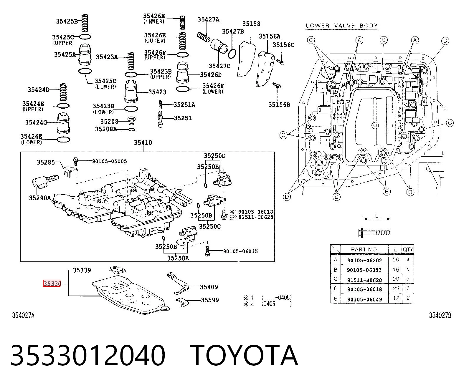 3533012040 Toyota Масло в коробку автомат