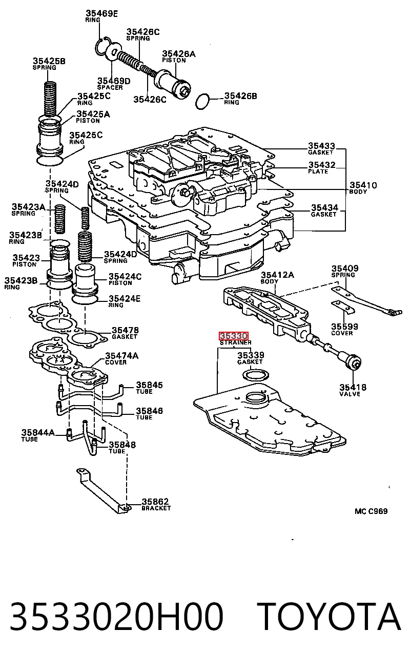 Купити Фільтр АКПП Toyota Corolla  E9