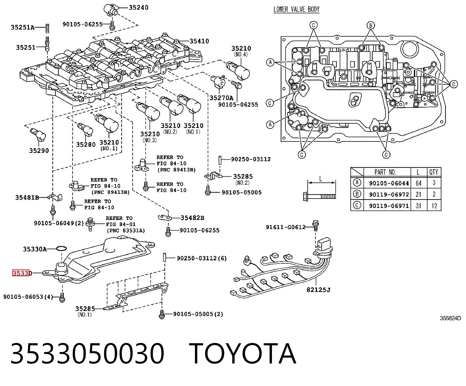 3533050030 Toyota Масло в коробку автомат
