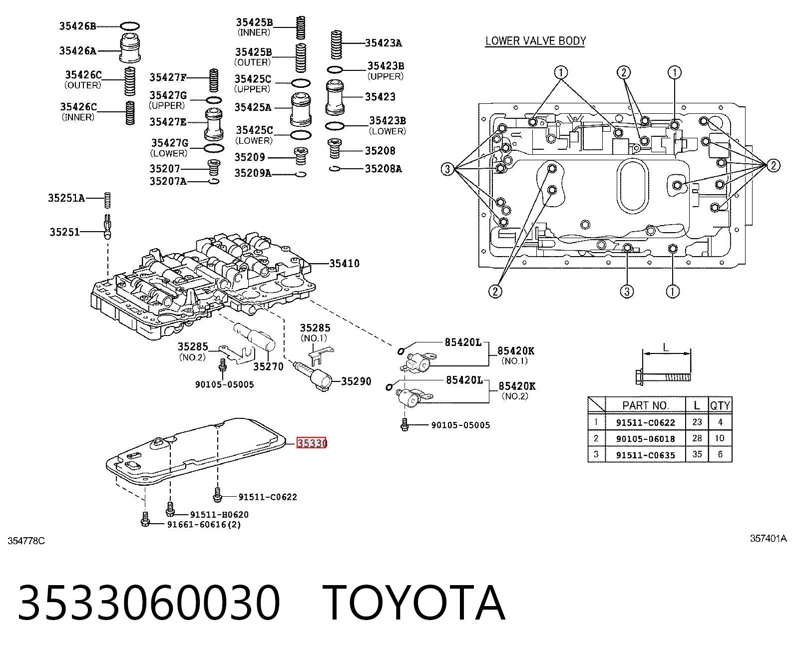 3533060030 Toyota Масло в коробку автомат