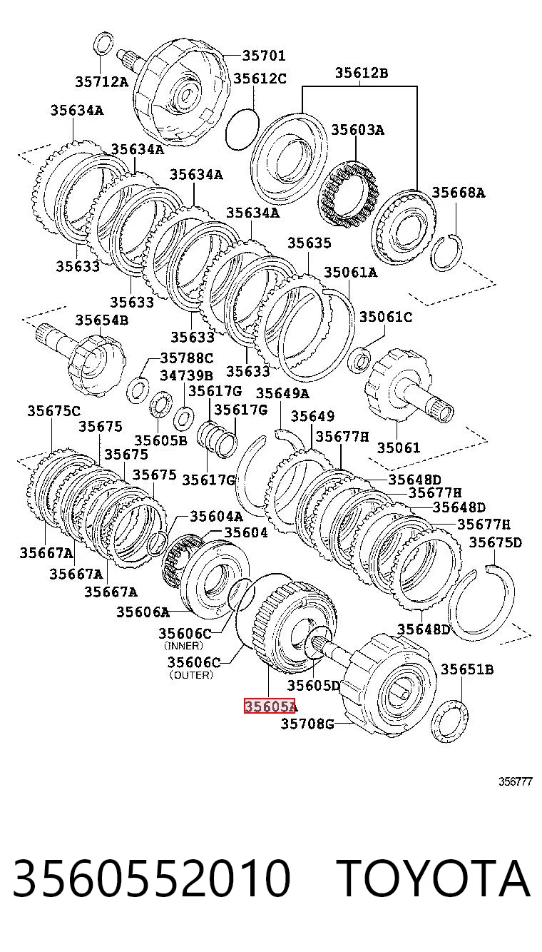 3560552010 Toyota 