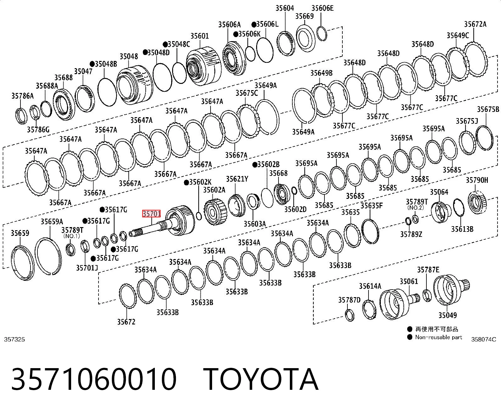 3571060010 Toyota