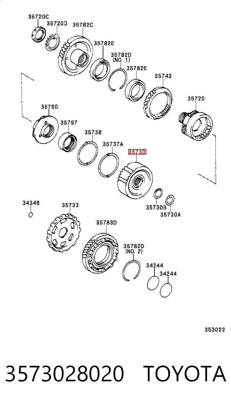 3573028020 Toyota