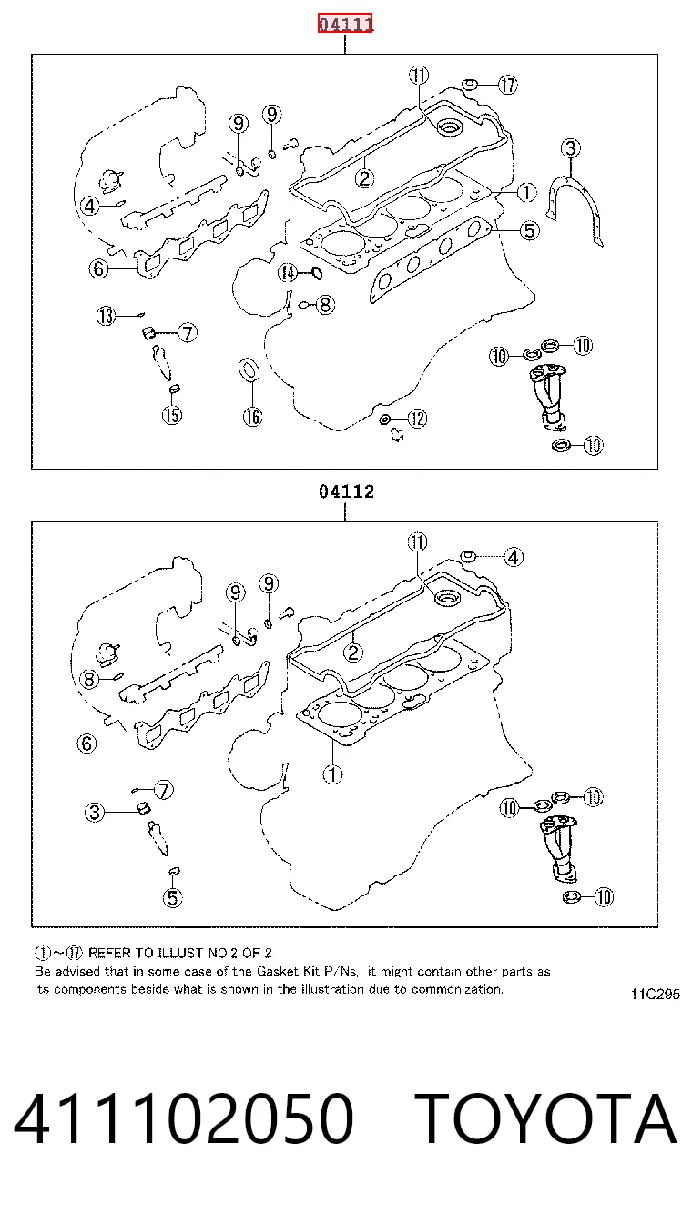 411102050 Toyota