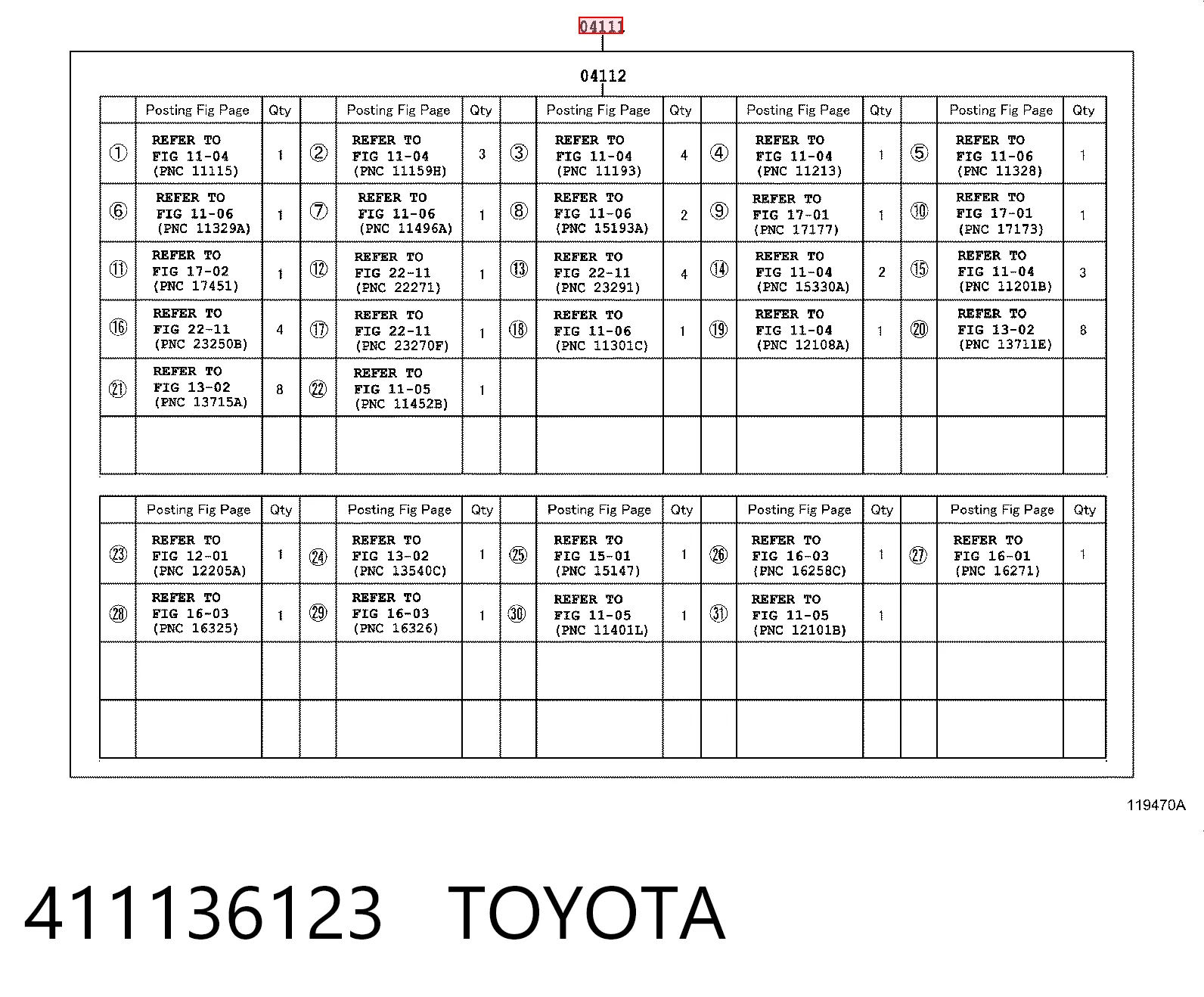 Комплект прокладок двигуна, повний SAT ST0411136120 ціна, від 144.26 USD