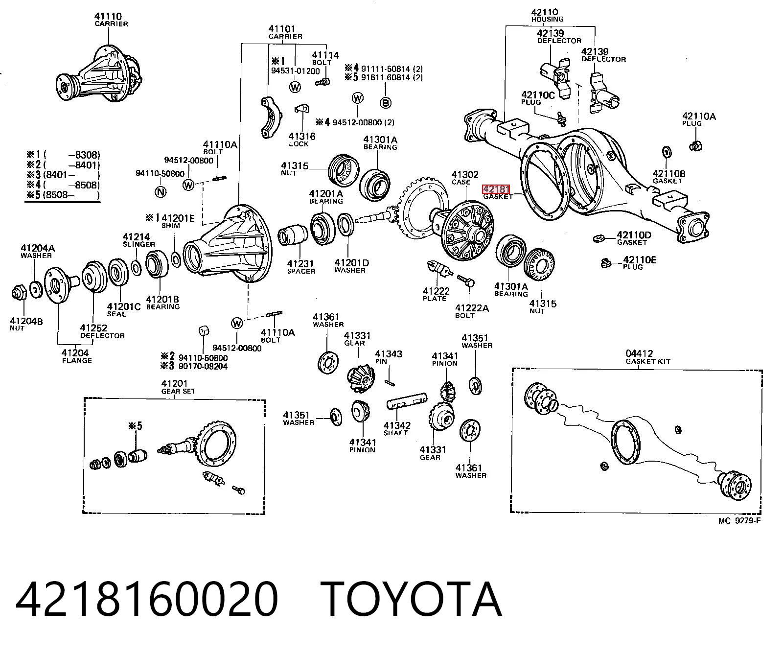 P32757 Mahle Original Прокладка редуктора заднього моста