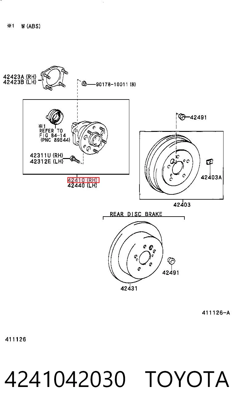 Маточина заднього колеса Posterparts BB8427