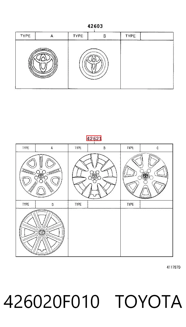 426020F010 Toyota