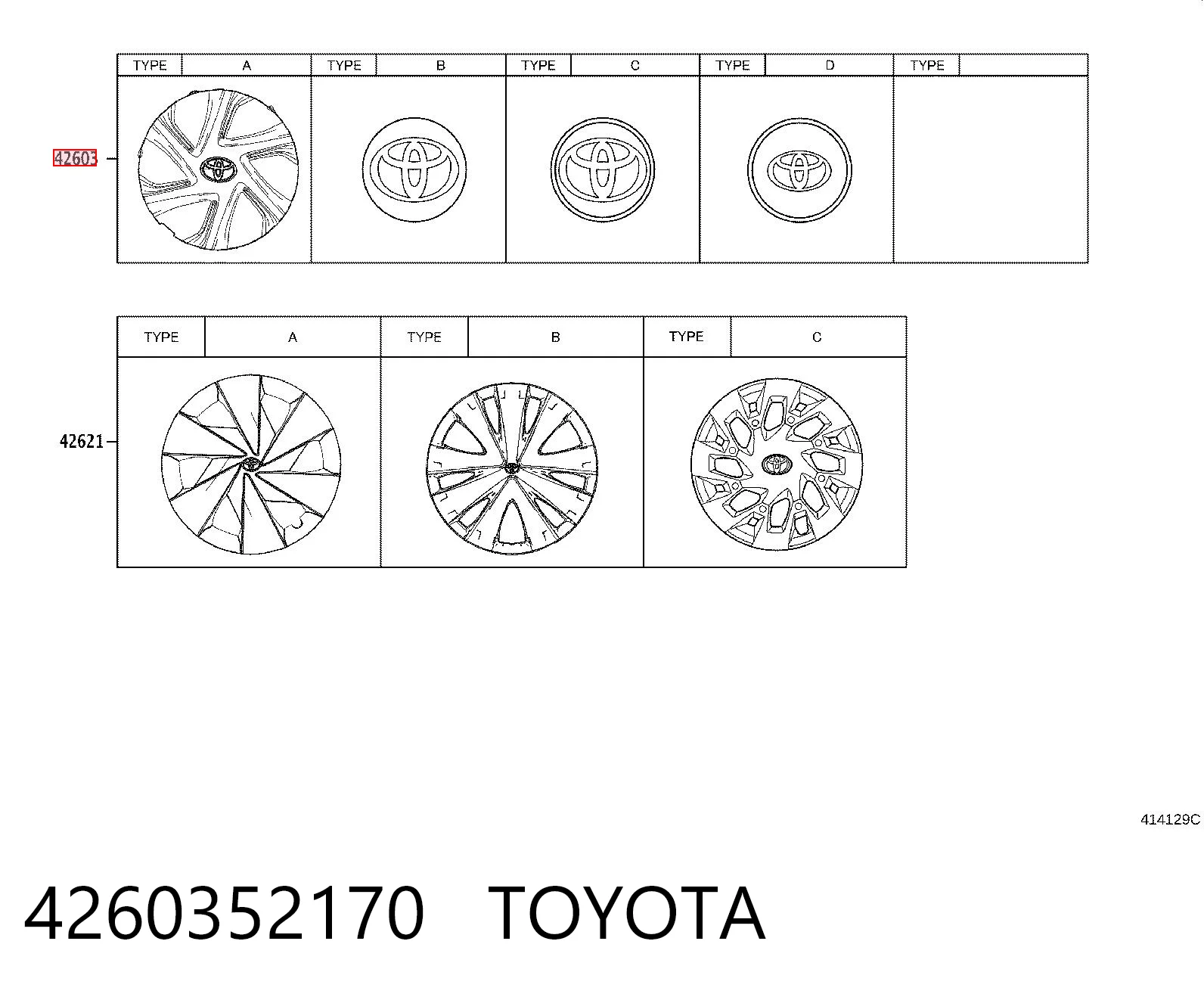 4260352170 Toyota