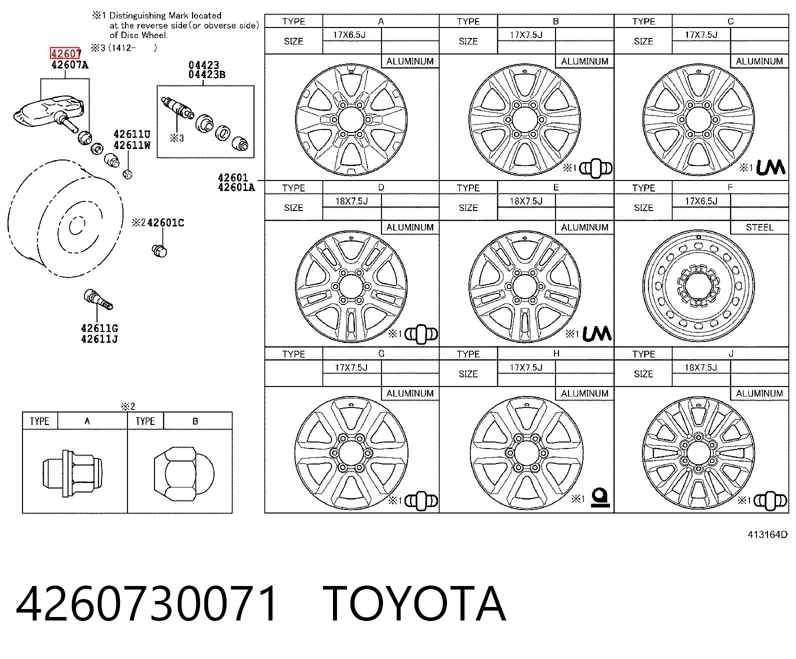 Купити Датчик тиску в шинах Toyota Avensis III T27