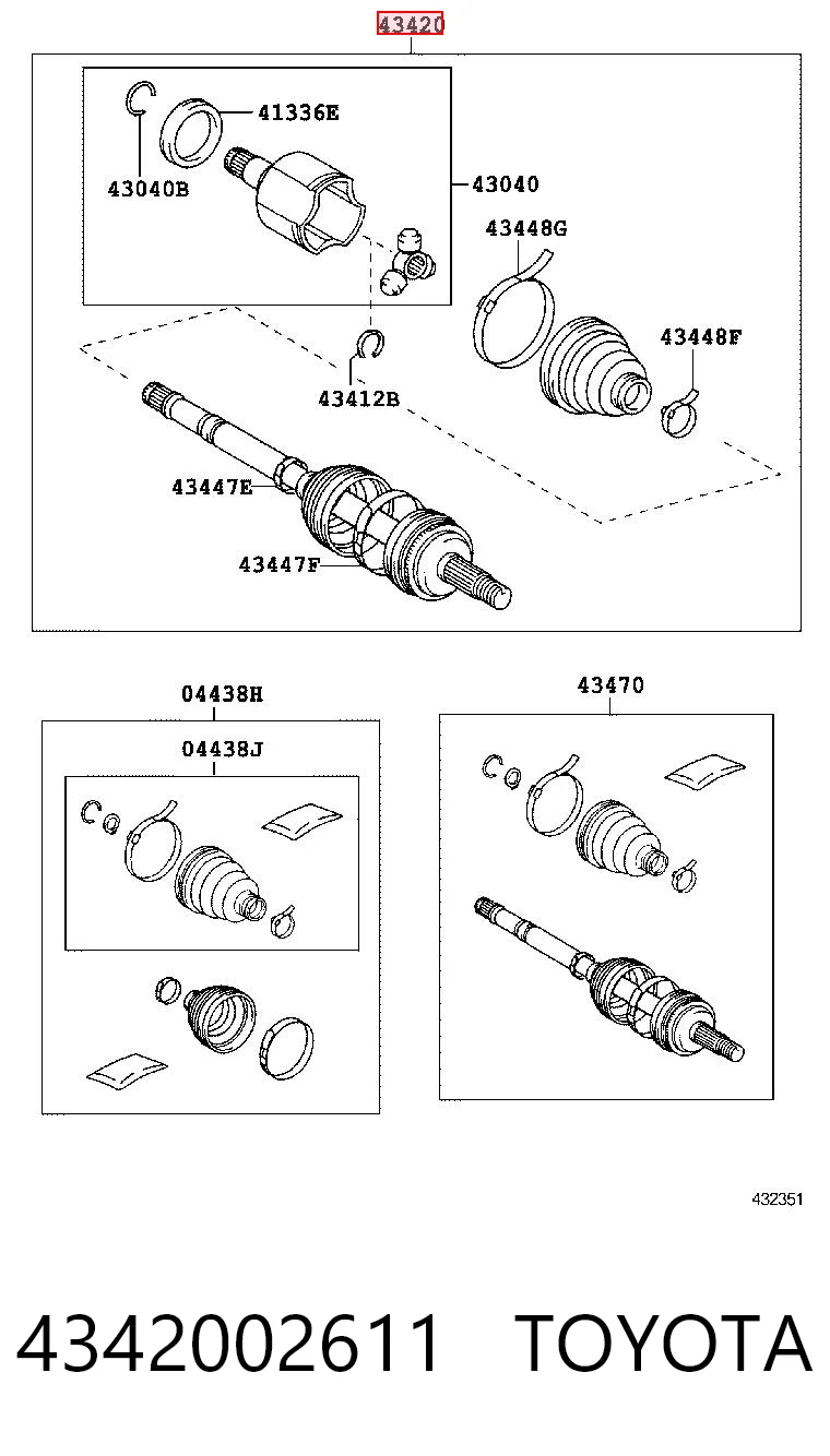 0024676 GKN-Spidan Привід лівий