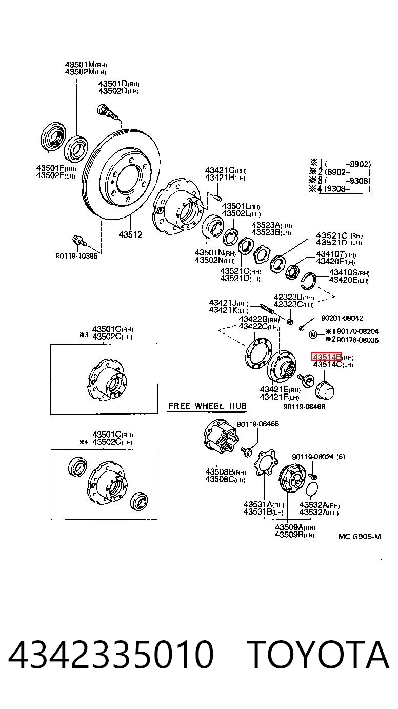 4342335010 Toyota Ковпаки на колеса