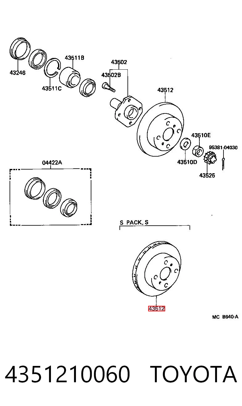 4351210060 Toyota