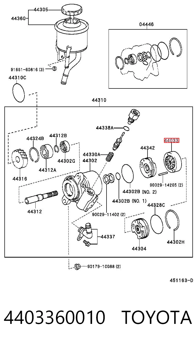 4403360010 Toyota