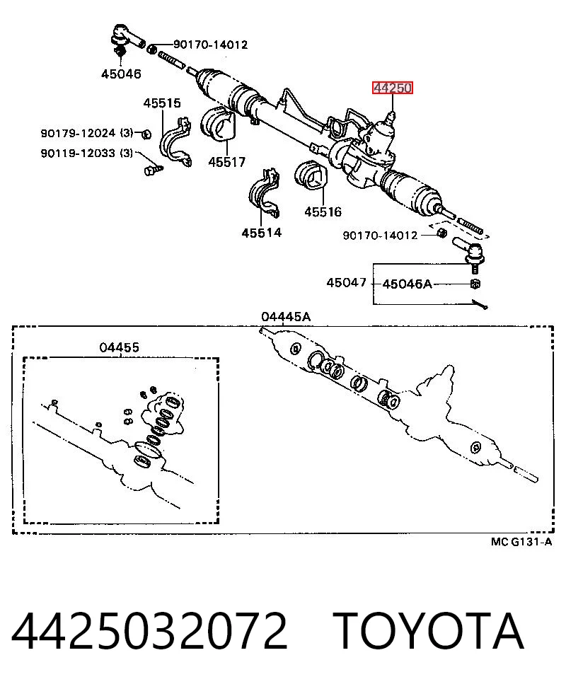 Купити Рульова рейка Toyota Camry II V2