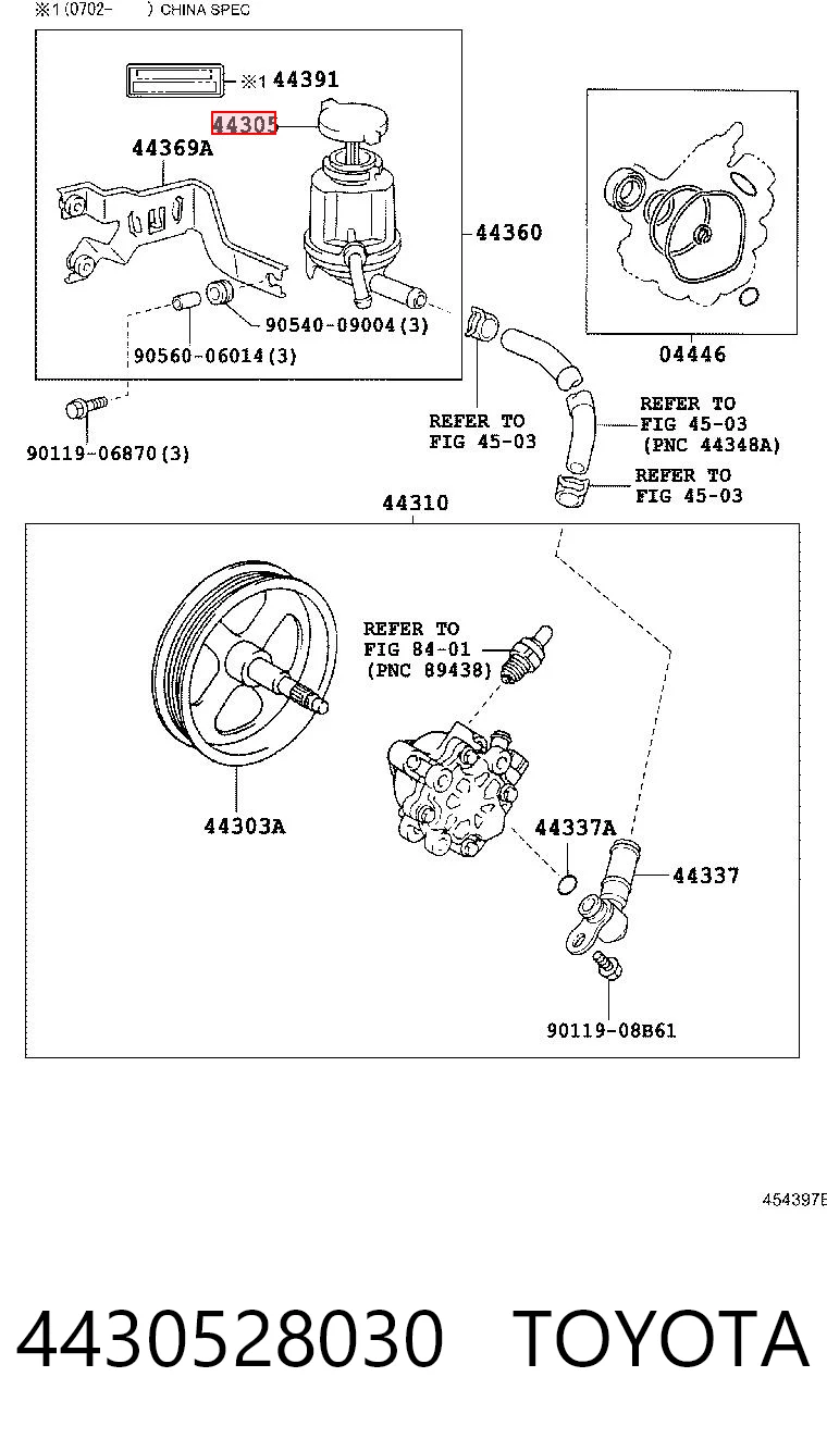 4430528030 Toyota 