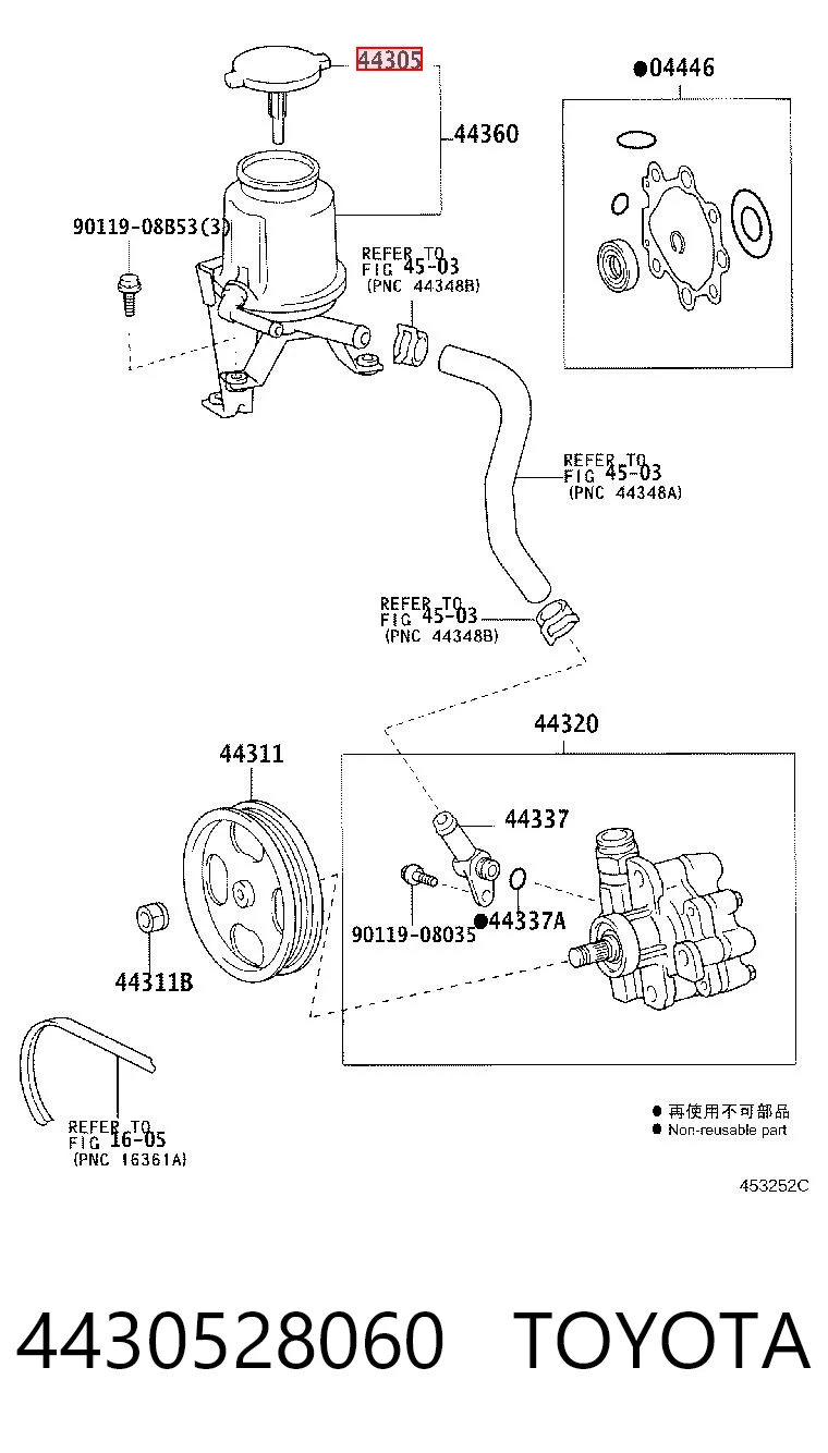 4430528060 Toyota 