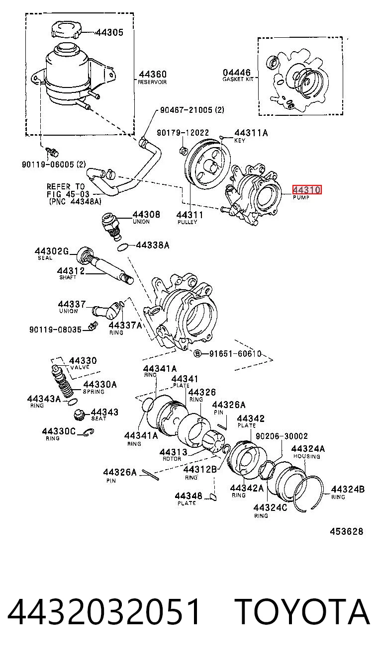 4432032051 Toyota