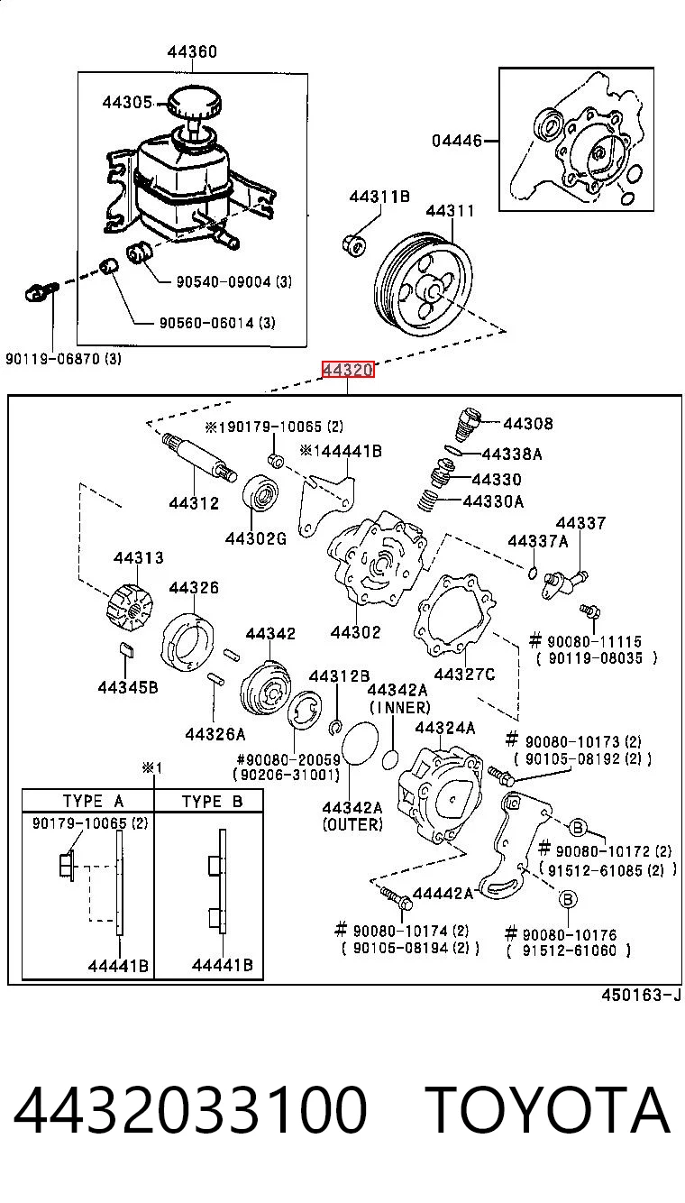 Купити ST4432006030 SAT Насос гідравліки