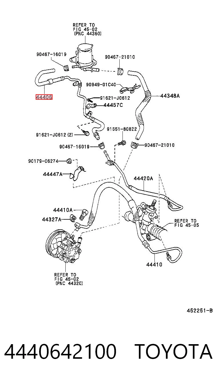 4440642100 Toyota 