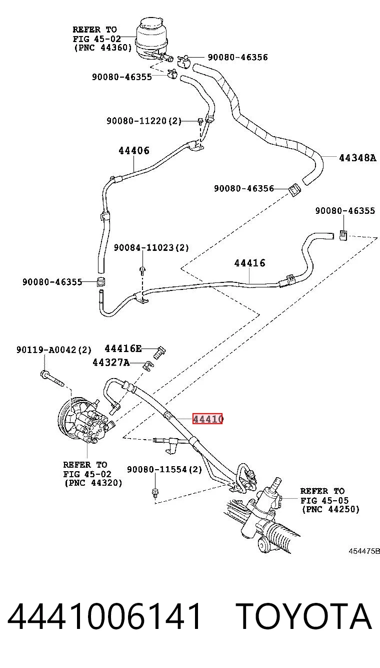 ST4441033180 SAT Трубка високого тиску ГПК