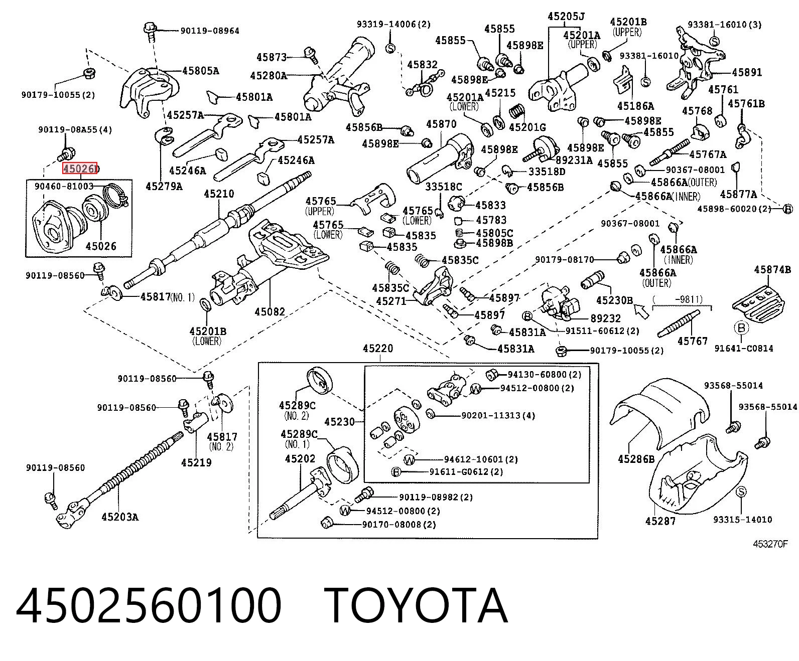 4502560100 Toyota
