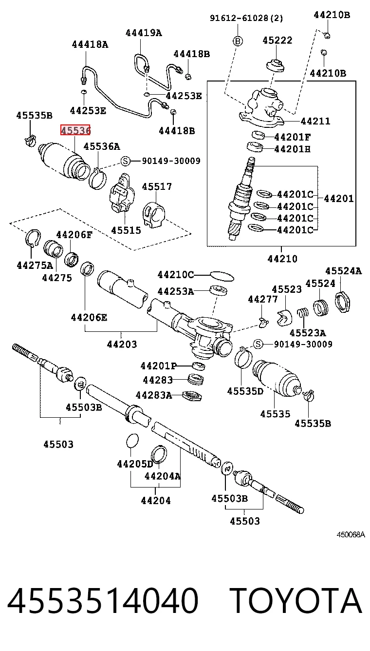 4553514040 Toyota