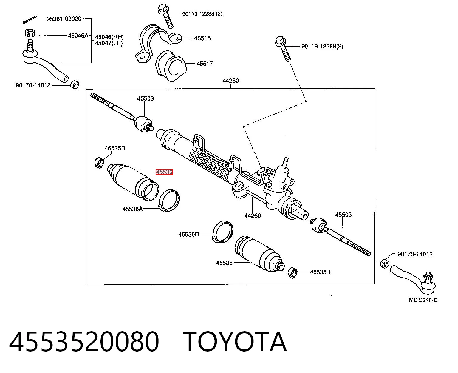 Пильник рульової тяги Lemforder 30240 ціна, від 7.09 USD