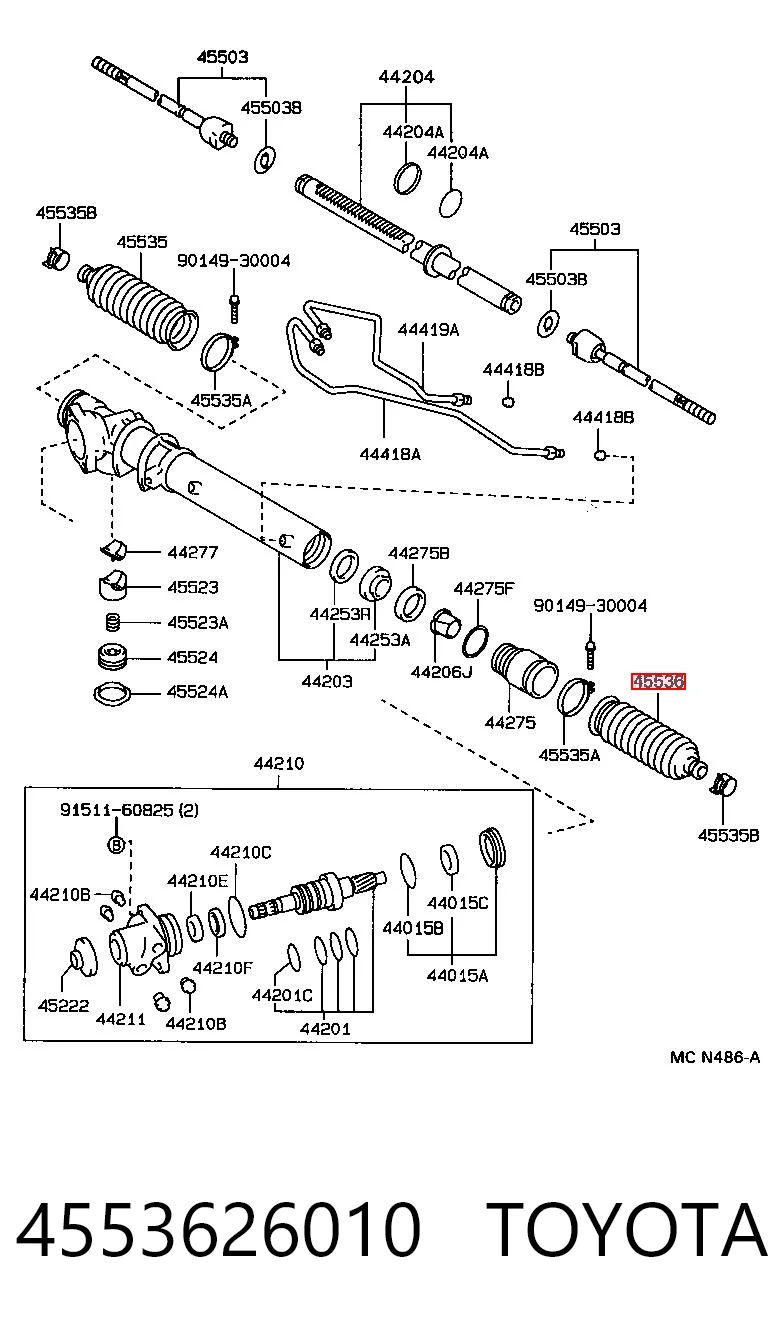 ASRTO1025 Tenacity Пильник рульової