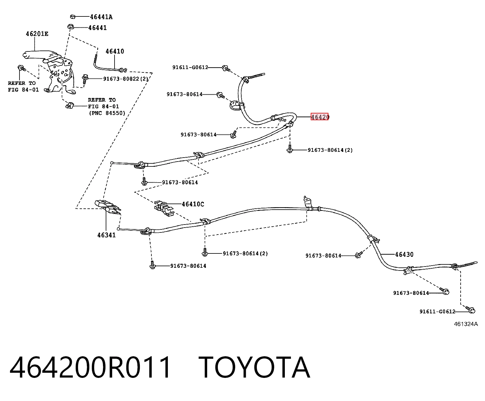 Купити 5202712 Adriauto Трос ручного гальма задній, правий