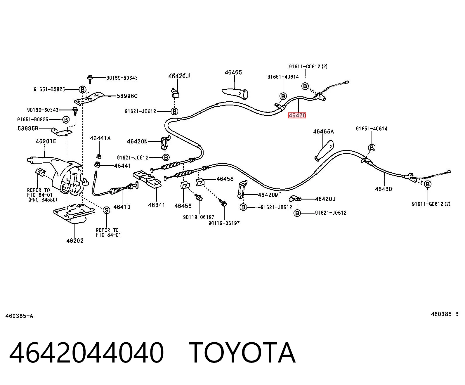 Купити 5202512 Adriauto Трос ручного гальма задній, правий