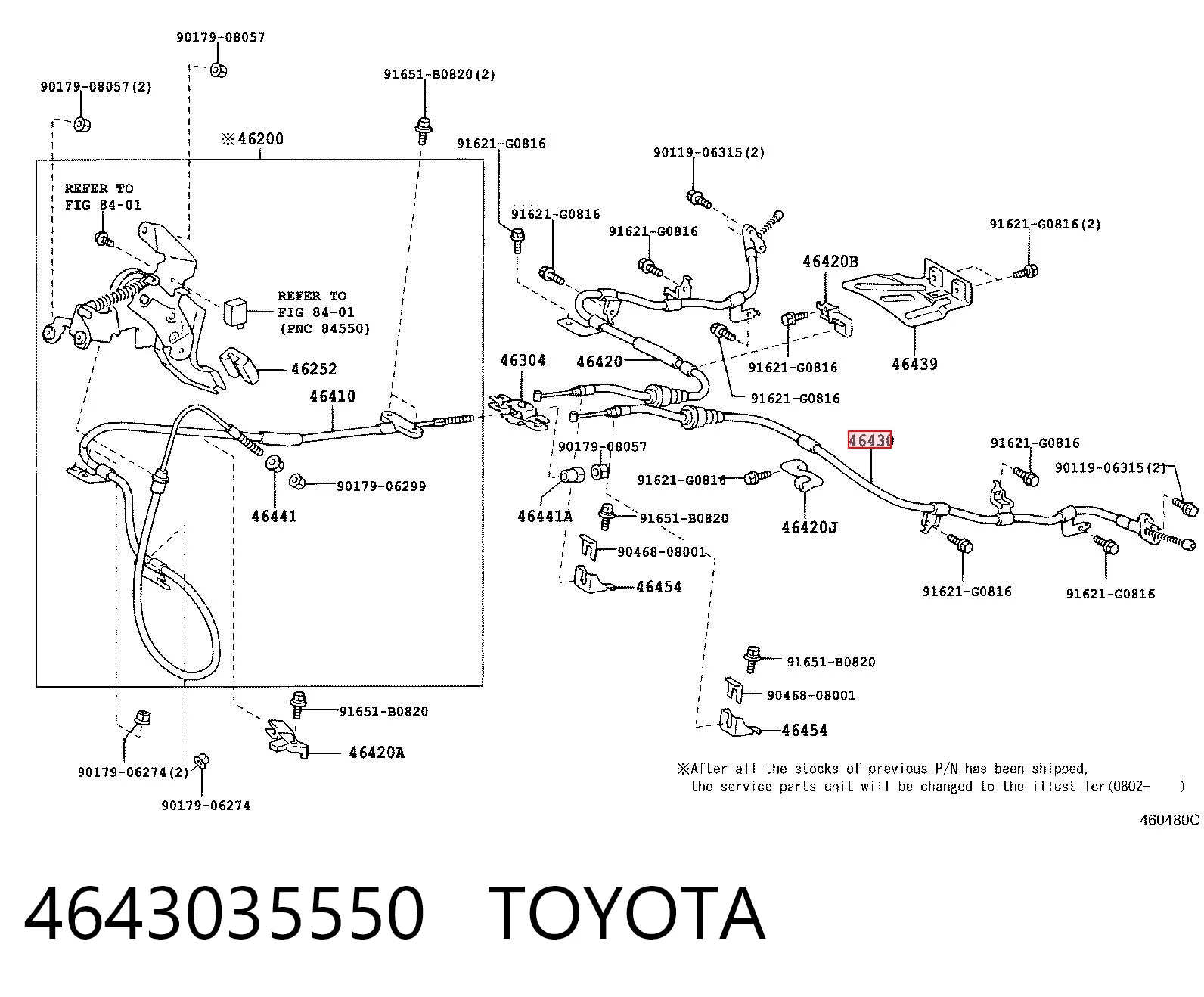4643035550 Toyota 