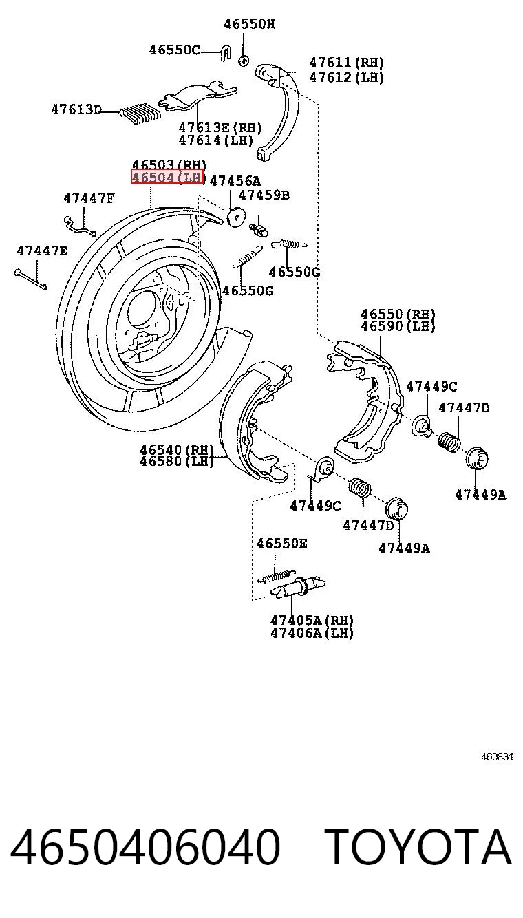 4650406040 Toyota