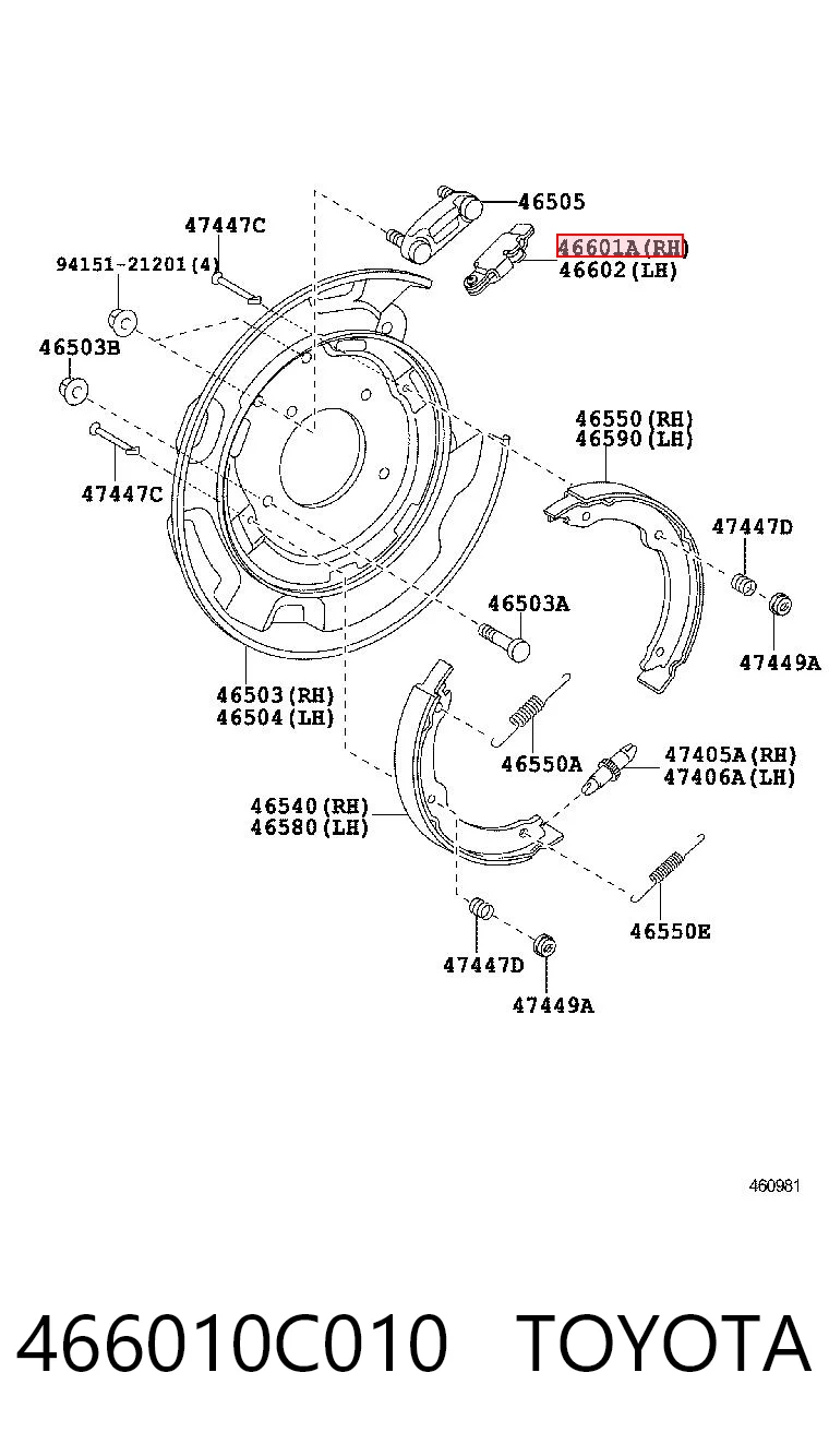 466010C010 Toyota 