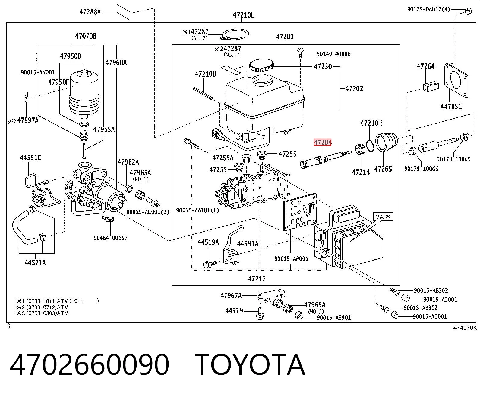 4702660090 Toyota 