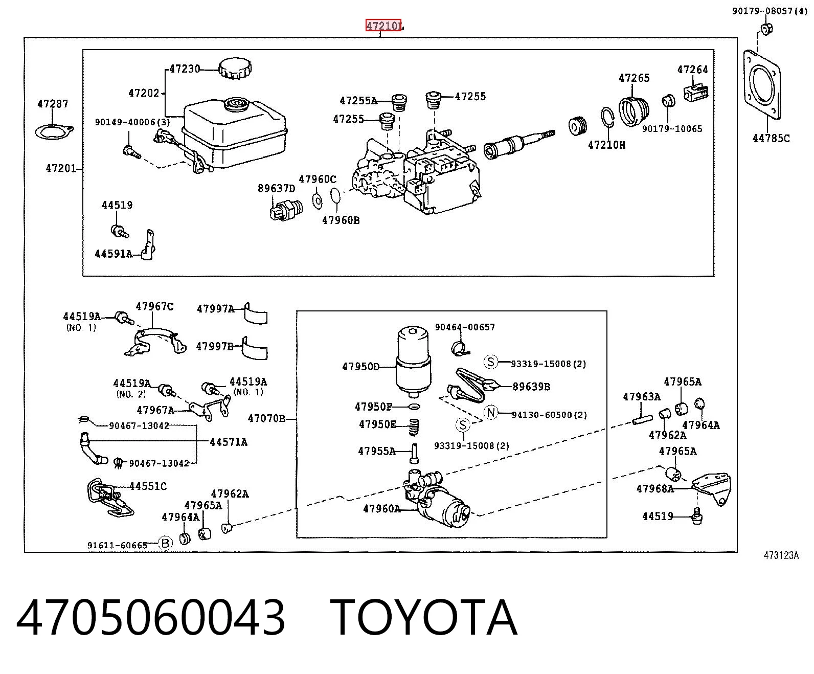 4705060043 Toyota 