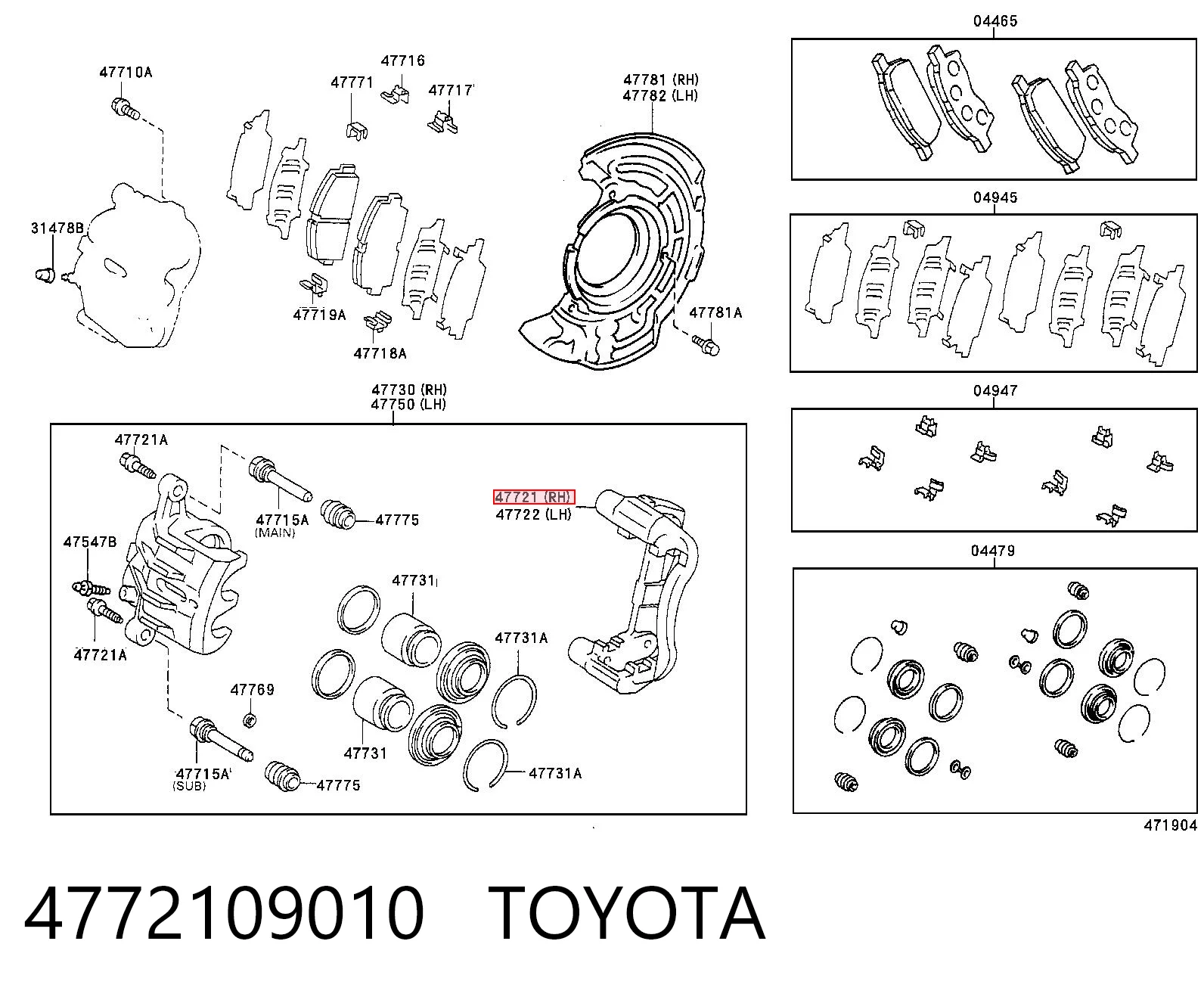 4772109010 Toyota