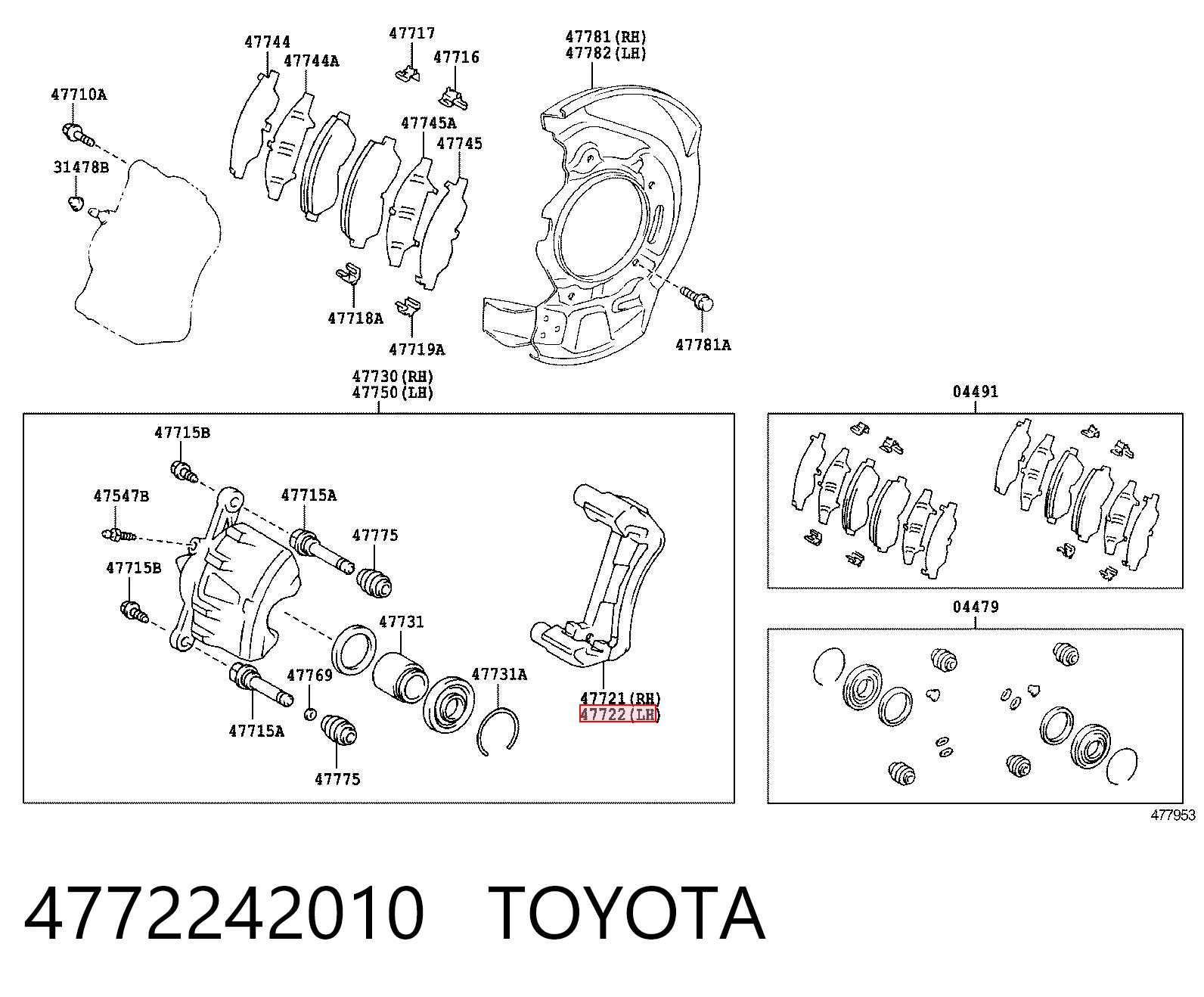 4772242010 Toyota 