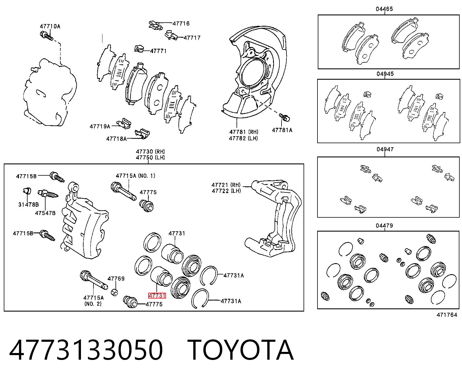 Купити P604804 Autofren Поршень супорту гальмівного, переднього